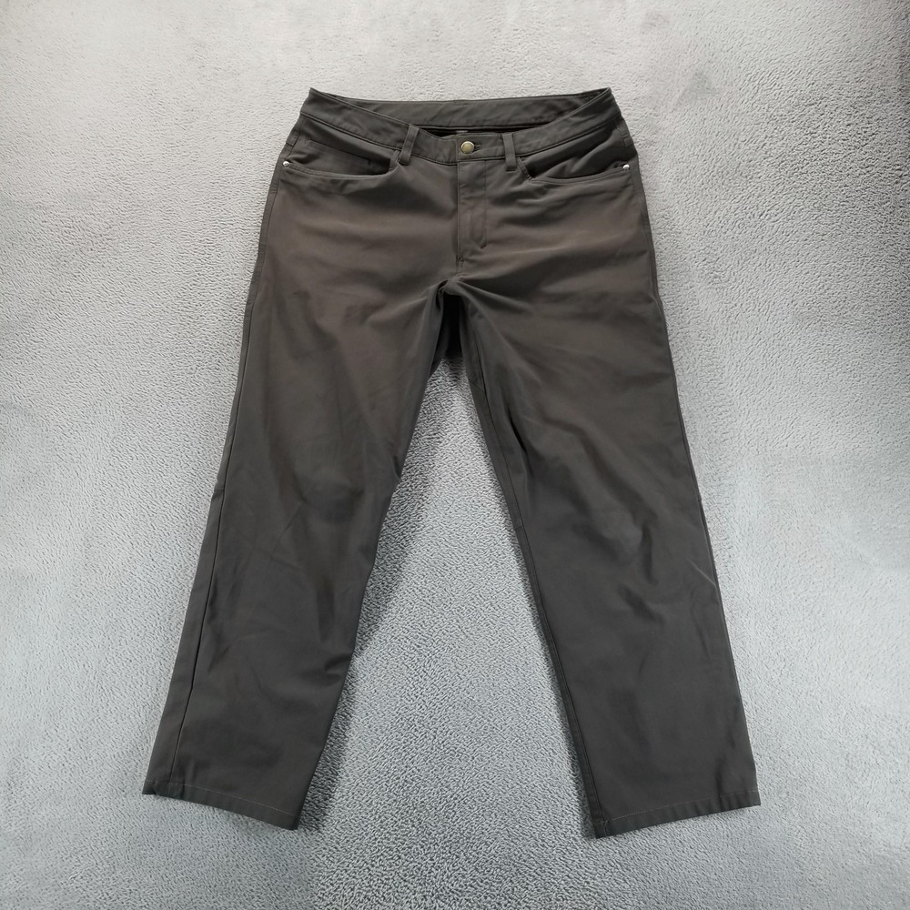 Lululemon Pants Mens 31x27 Brown Slim Tapered ABC Chino Office Casual Wear